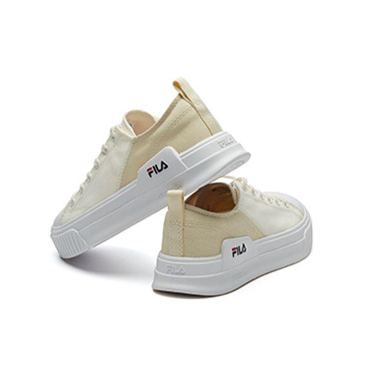 Fila Heritage-FHT Тканевая Резиновая Удобная Амортизирующая Легкая Низкие Кеды для Скейтборда Женские кроссовки Бежевый F12W124357FGA