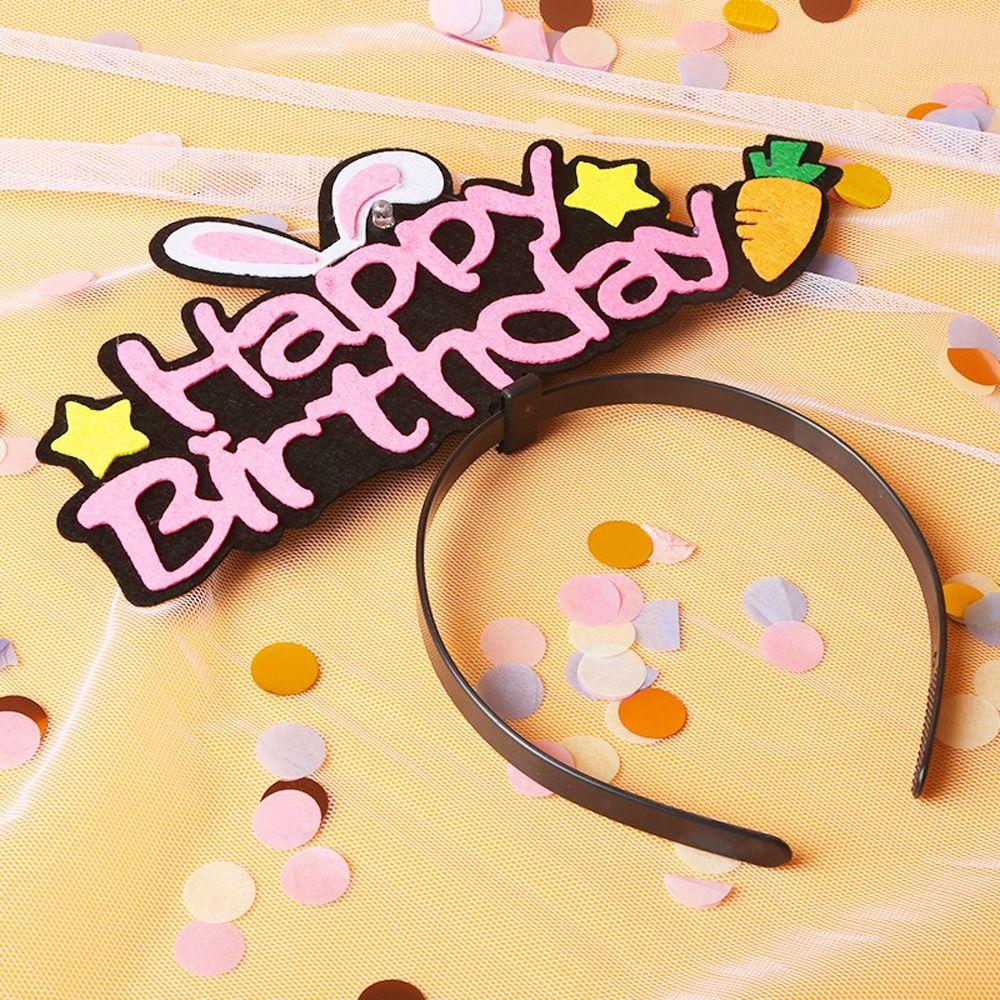 Уши кролика, звезды, буквы, светящиеся обручи для волос, корона, повязки на голову со светодиодной подсветкой, головной убор со светом на день рождения