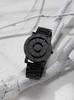 Магнитный кварцевый магнитный шарик 40MM нержавеющая сталь черный [EUTOUR] часы, мужские часы, крутые, простые, повседневные, часы, дизайн, водонепроницаемые, циферблат, ремешок,