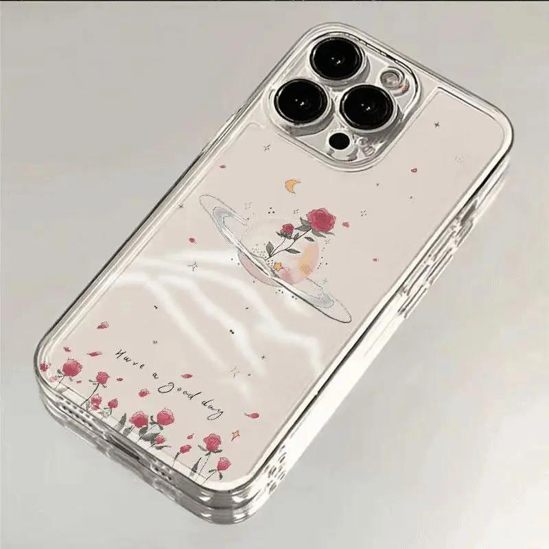 Vintage Butterfly & Floral Protective Phone Case For iPhone 17 Air 16 16e 15 13 12 11 Pro Max Anti-Scratch Slim Fit Funda Cover