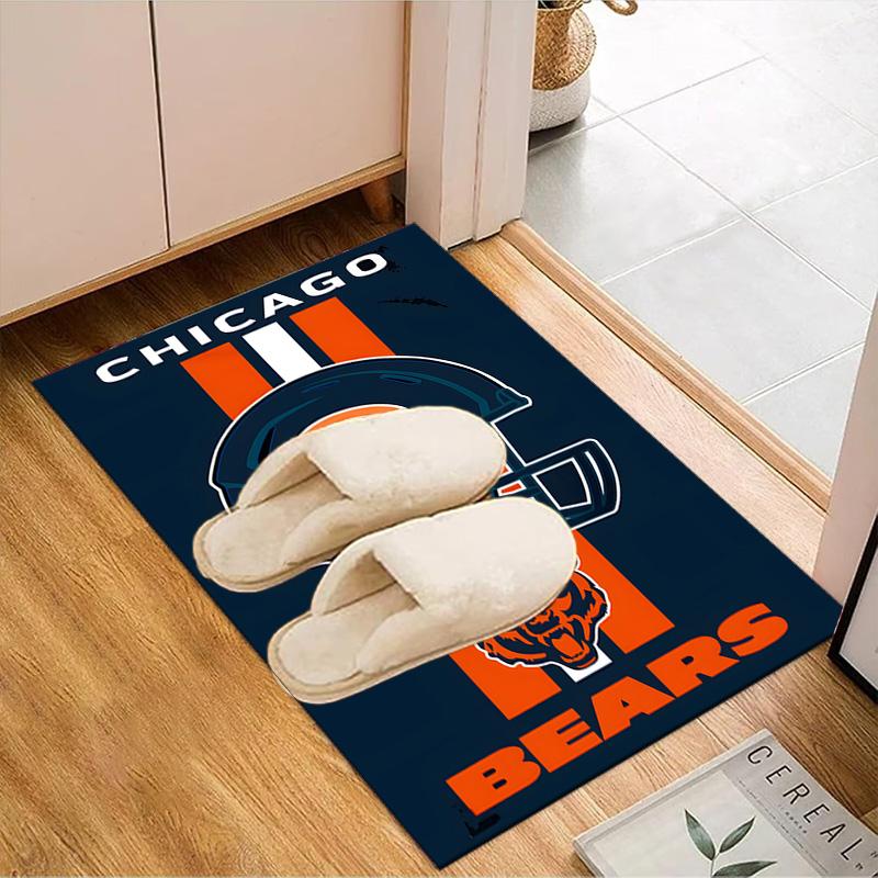 Chicago Bears  Rug Game Carpet, Floor Mat for Bedroom Living Room Entryway Rug, Home Decor Idea Gift for Christmas birthday