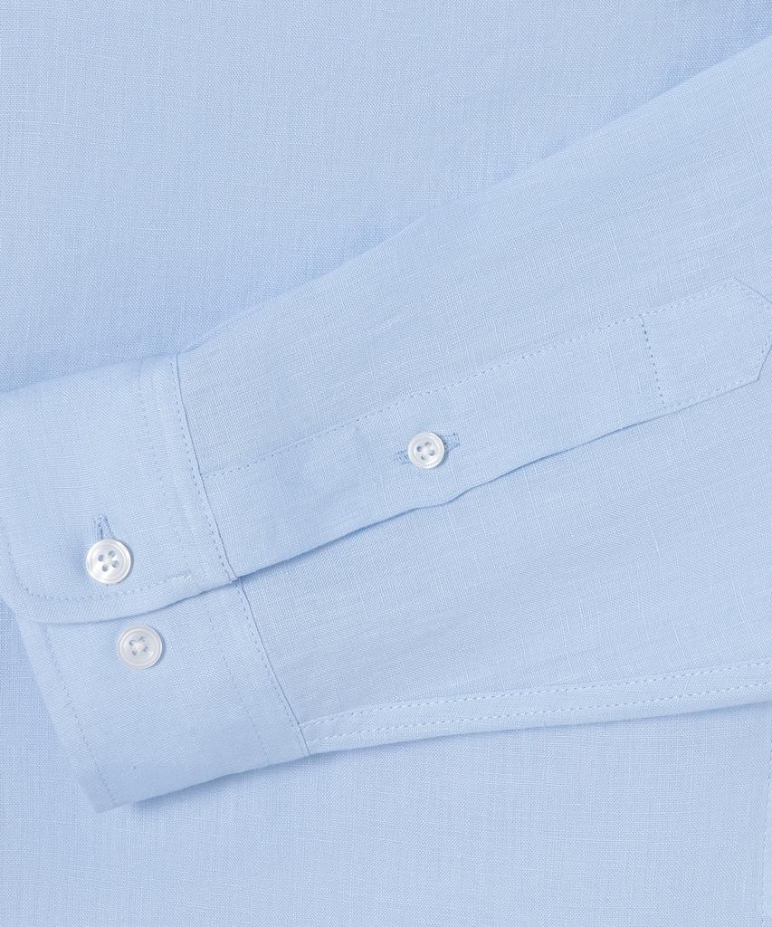 LACOSTE Men'S Solid Linen Shirt Ch769E-56G Hbp