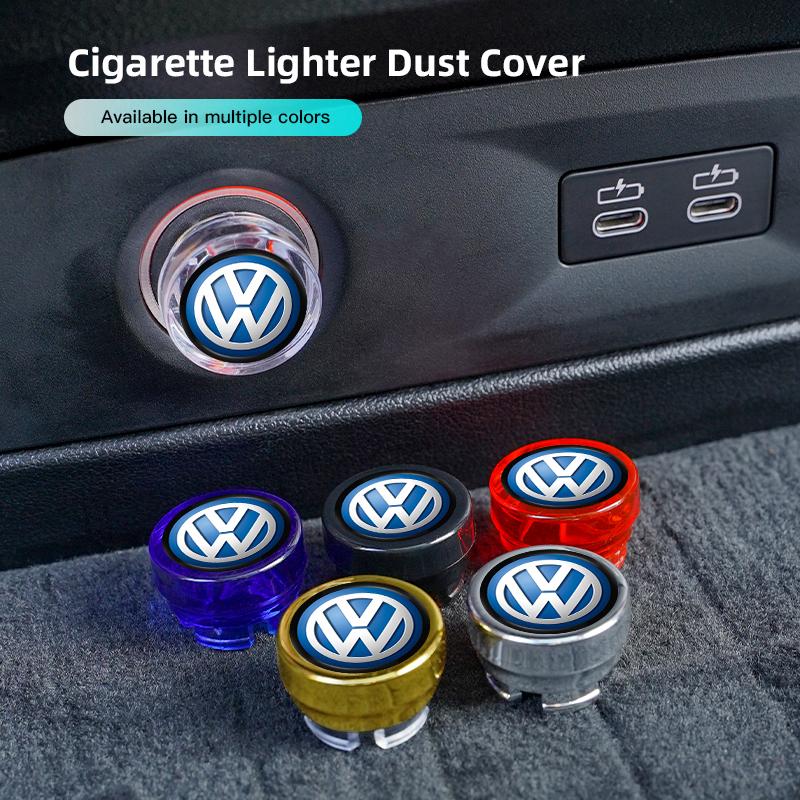 For VW Car Cigarette Lighter Cover Car Accessories For VW Golf Polo Tiguan Touran Jetta Passat CC T5 GTI Scirocco Magotan T-Cross T-ROC