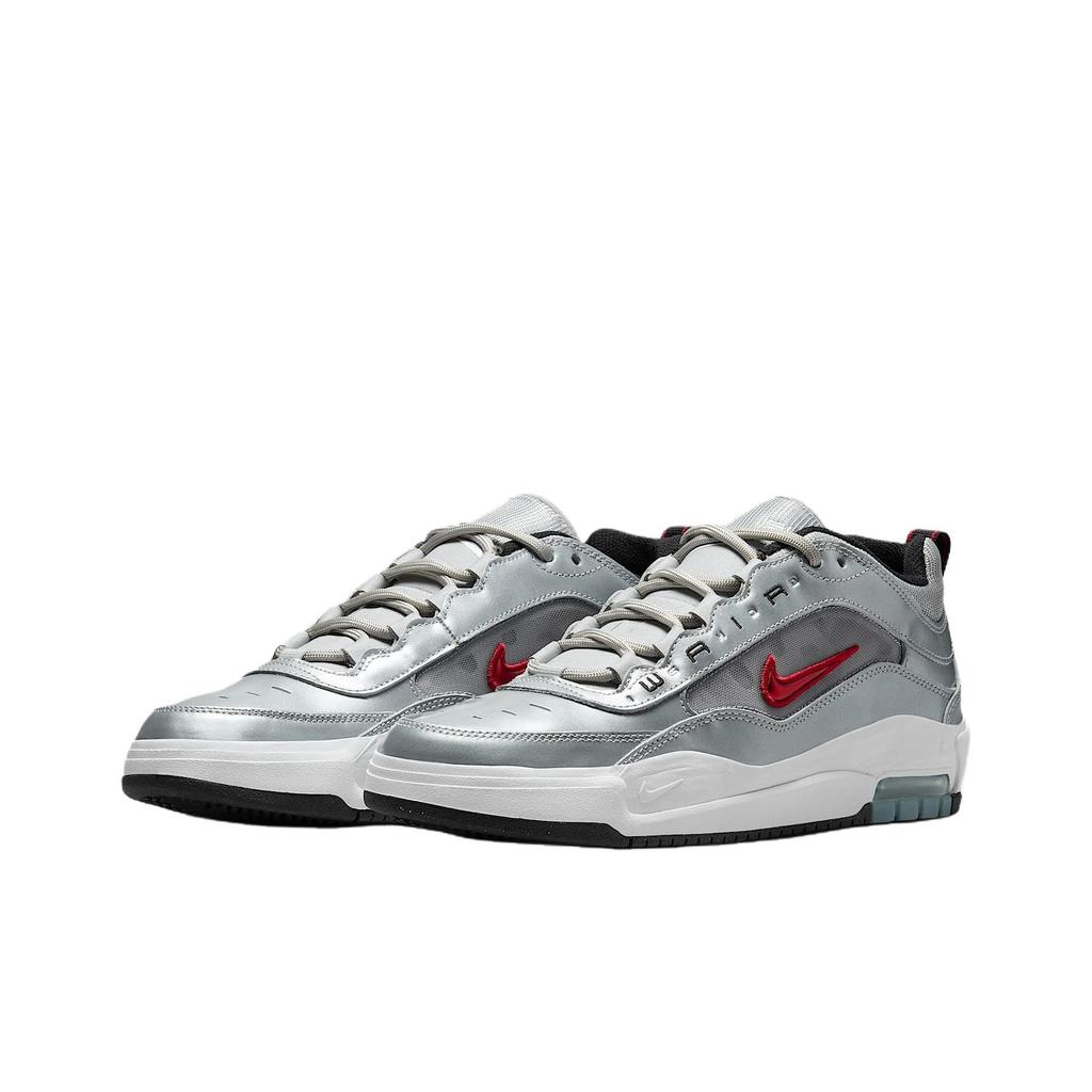 Nike Air Max Ishod Wair SB Silver Bullet Мужские Кроссовки Металлический-Серебристый Красный-Варсити Черный HF3062-001