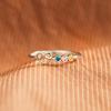 Xiaomi Huitan Chic Love Rings for Women Exquisite Colorful CZ Silver Color Thin Rings Daily Wear Statement Jewelry Fancy Gift