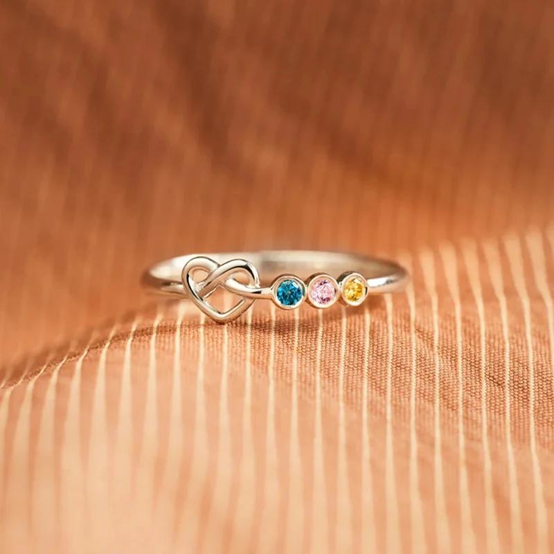 Xiaomi Huitan Chic Love Rings for Women Exquisite Colorful CZ Silver Color Thin Rings Daily Wear Statement Jewelry Fancy Gift