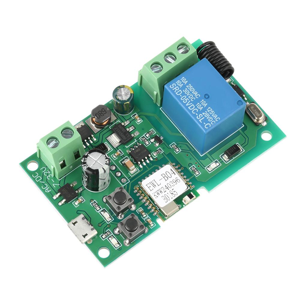 5V/DC7-32V WiFi Smart Switch for eWeLink Control Relay Module USB Be Applied to Access Control Turn on PC Garage Door