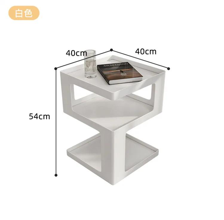 Nordic Iron Art Кофейные креативные столики Гостиная Диван ТВ Тумбы Маленькие столики Спальня Прикроватные тумбочки Полки для хранения Мебель