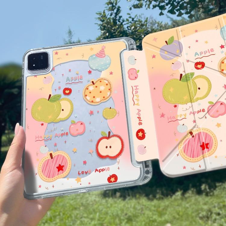 Применимо к защитному чехлу для Xiaomi pad1pro с держателем для стилуса, комплект 1s 1, прозрачный, для Redmi kpad, полностью закрывающий, планшет, три сложения