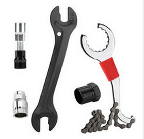 Многофункциональный велосипедный инструмент: Съемник каретки, маховика, цепи и шатунов