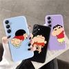 Funny Cartoon Case For iPhone Samsung A55 S24 FE S25 M35 A06 Xiaomi Redmi Note 13Pro 14C Huawei Honor Realme Shockproof Anti-Scratch Matte Phone Cover