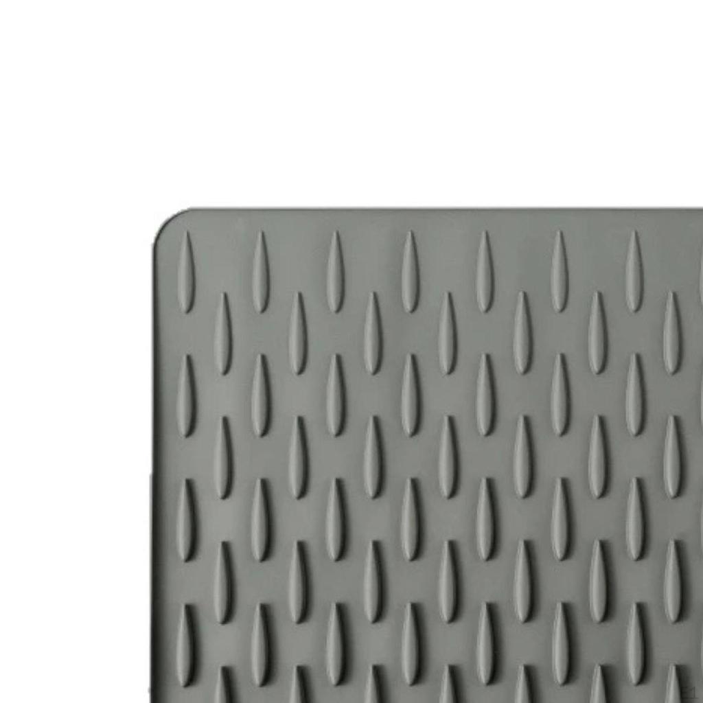Dish Drying Mat Silicone Pad for Kitchen Use with Drainage