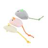 Plush Mouse Toy Simulation Interactive Cat Mouse Toy for Indoor Cats and Kittens