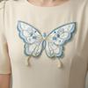 Fabric Iron On Patches DIY Bag Butterfly Fabric Applique Embroidery Butterfly Patch  Clothing