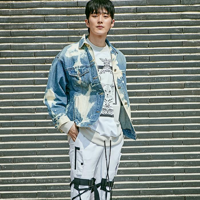 Kwakhyunjoo Collection Printed Denim Jacket