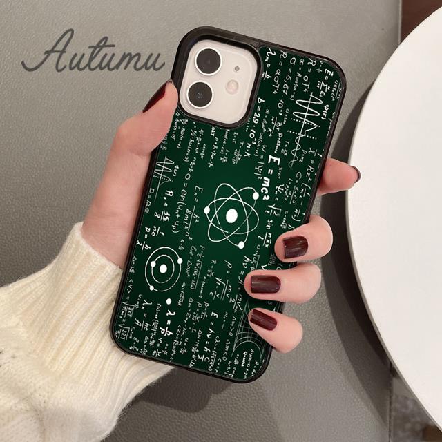 Чехол для телефона E mc2 Formula Math Funny Science для iPhone 11 12 13 14 Pro Max mini XR XS SE 2020 6S 7 8 Plus Samsung S21 S22