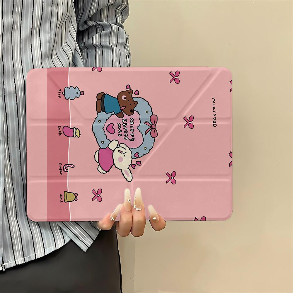 Подходит для Apple iPad 10 защитный чехол pro 11 дюймов 9-го поколения 8 скидка 30% mini 6/7 планшет любовь кролик Air4/5