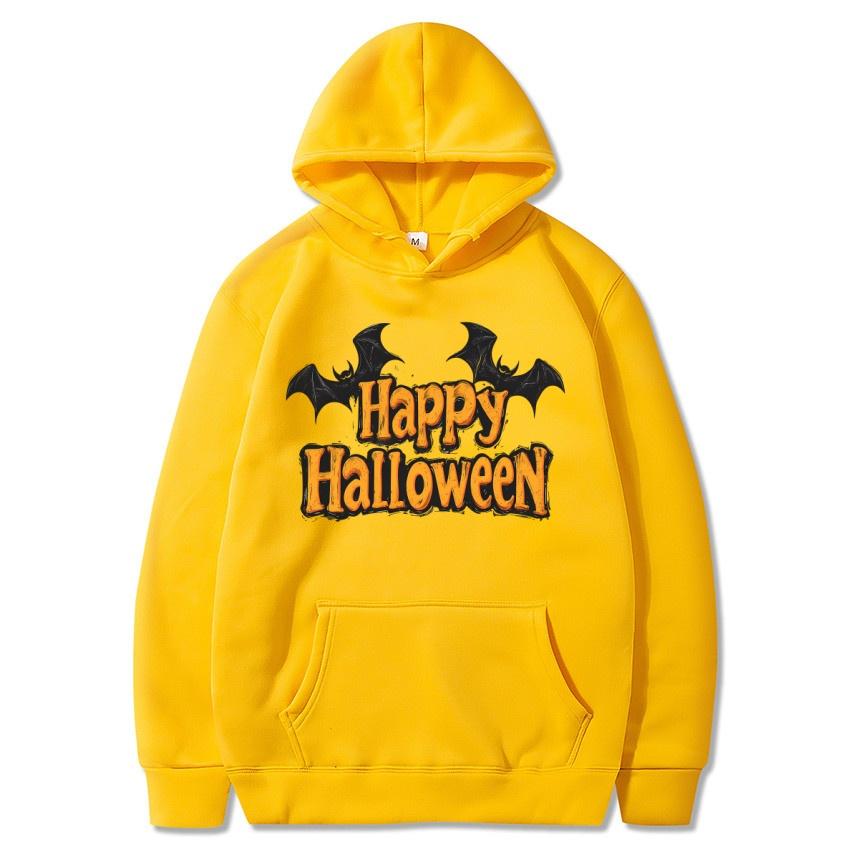 Зимнее флисовое худи на Хэллоуин, красивое худи с принтом в уличном стиле, мужское и женское, повседневное теплое худи с длинным рукавом