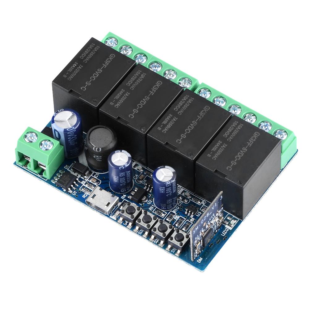 USB 5V DC12V Smart Wifi Switch Universal Relay Module 4 Channel Wireless Switch Timer Phone Remote Control For Ewelink Google