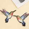 1 Pair Blue Bird Decal Patch Badage Clothing Patches Applique Patch Decoration
