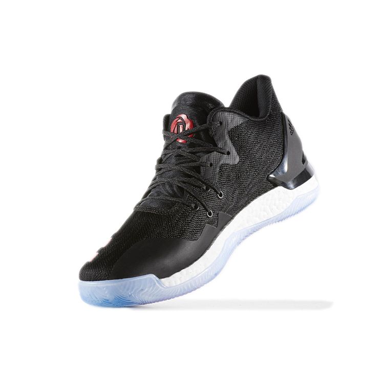 Adidas D Rose 7 С круглым носком Шнуровка Прочные Низкие Баскетбольные Кроссовки Мужские кроссовки Черный Красный BW0942