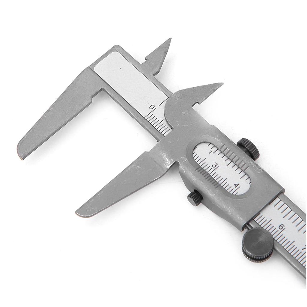 Vernier Caliper Micrometer Gauge 5/6 Inch Precision Measuring Stainless Steel High Precision Metal Micrometer Ruler (5 inch)