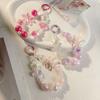 Cartoon Beaded Phone Charm Candy Colored Bag Pendant New Phone Wrist Strap  Phone Accessories
