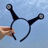 Snail-Antenna Headband Cute Funny Animal Plush Headpiece Ultra Absorbent Skincare for Face Wash Hair Fixing Adult Teens Girl