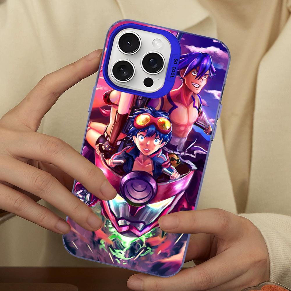 Чехол для телефона Tengen Toppa Gurren Lagann Для IPhone 16 15 14 13 12 11 Pro Max X XR XSMAX 8 7 Plus Матовый Ударопрочный Задний Чехол