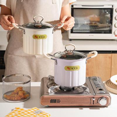 Компактная многофункциональная фритюрница для дома и общежития - Большая емкость для приготовления темпуры и канто-рагу