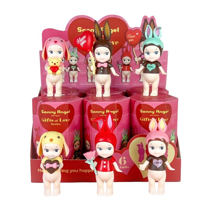 Cute Angell Mini Figure Gifts Of Love Series Chocolate Mysterious Surprise Blind Box Toy Cure Doll Lucky Mascot Girls Gifts