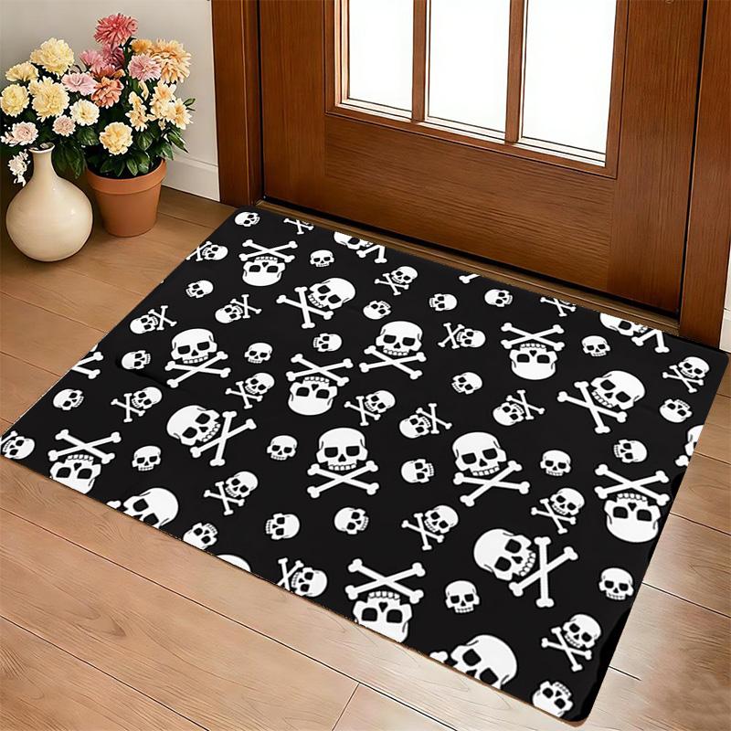Skull Living Room Nonslip Area Rug Soft Carpet For Bedroom Game Playroom Sofa Office Home Decor Doormat Christmas Gift C9301182