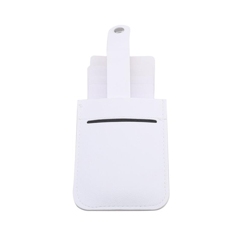 Выдвижной держатель для карт из искусственной кожи. Держатель для удостоверения личности. Каскадный скрытый выдвижной футляр для карт. Органайзер. Держатель для карт с пряжкой. Унисекс.