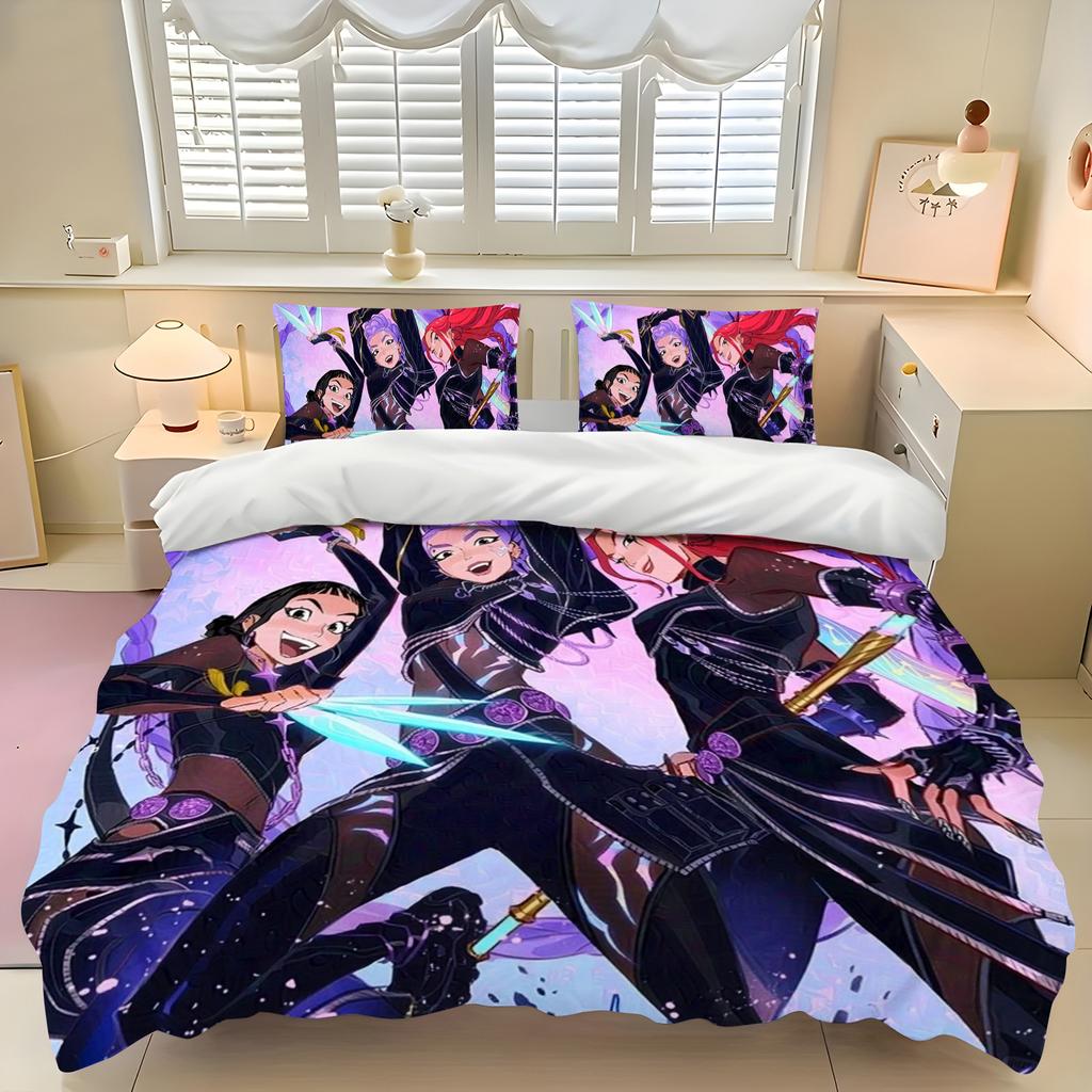 K-Pop Witcher Girl Group Idols Duvet Cover Set Cute Bedding Pillowcases Great Gift Kids Bedroom Decor Perfect Guest Room Home