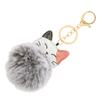 Стильный и милый брелок в форме кошки, изысканный кулон в виде комка шерсти, брелок, стильный брелок, украшение для ключей