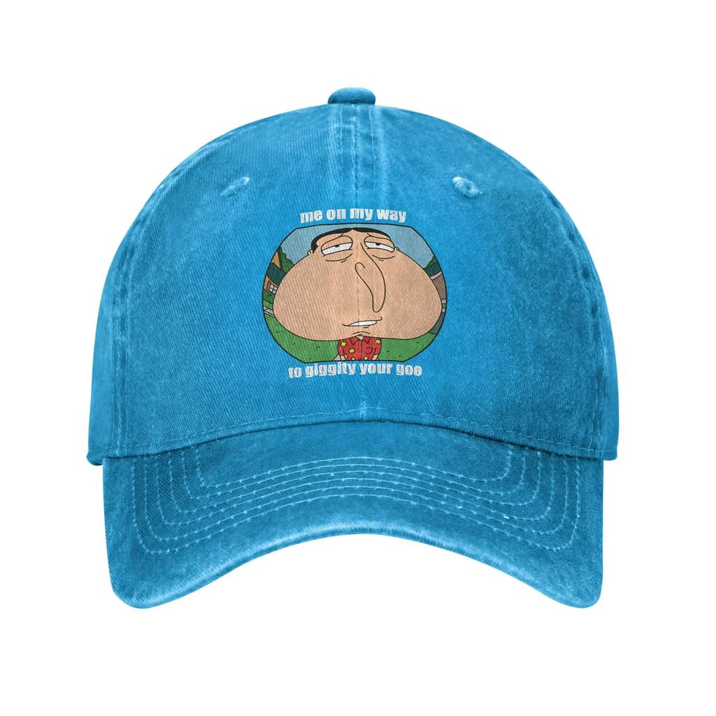 Roger Ricky Spanish Families Cartoon Baseball Cap for Men Women Distressed Washed Headwear Unstructured Caps