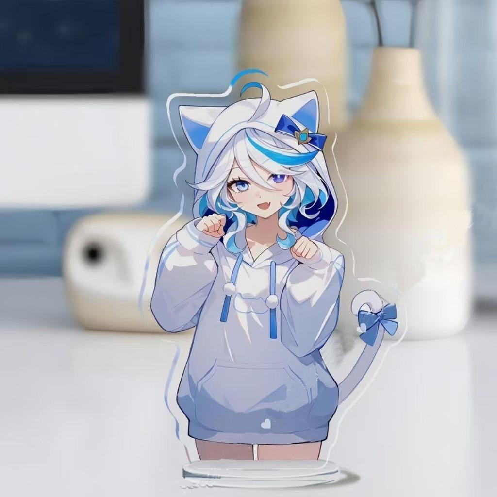 Фурина Гидро Архонт Акриловый Стенди - 10 см Настольное Украшение