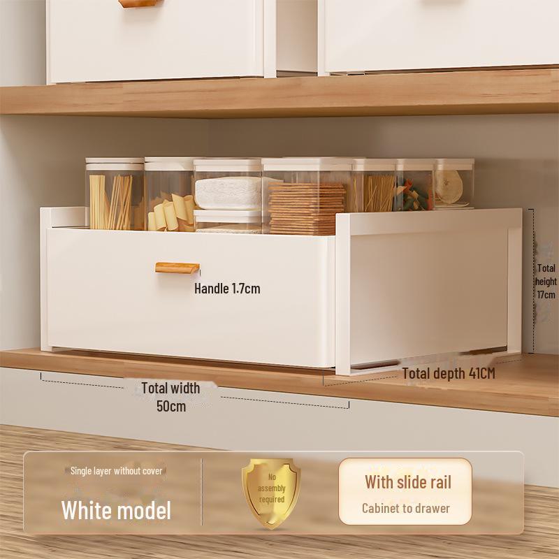 Стойка для шкафа с ящиками: Выдвижная корзина для специй и мисок