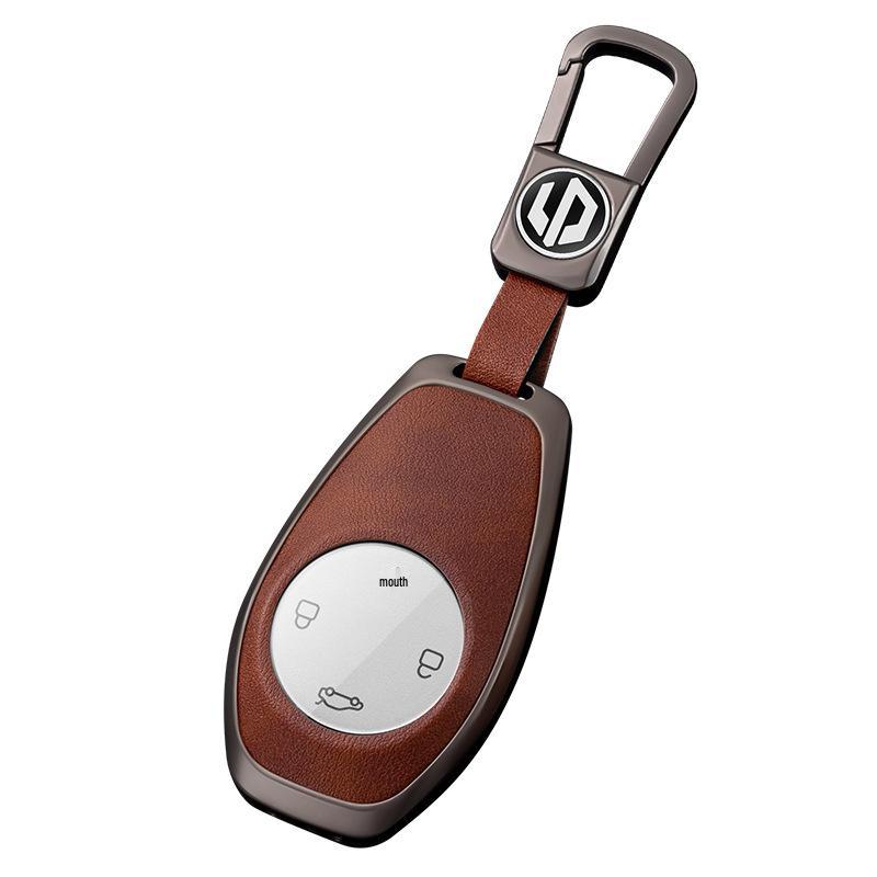 Чехол для ключа Leapmotor T03/S01/C01 2023: Мужской защитный чехол для автомобильного пульта с пряжкой