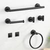 Stainless Steel Bathroom Hardware Set Robe Hook Towel Rail Bar Rack Bar Shelf Tissue Paper Holder Toothbrush Holder Bathroom