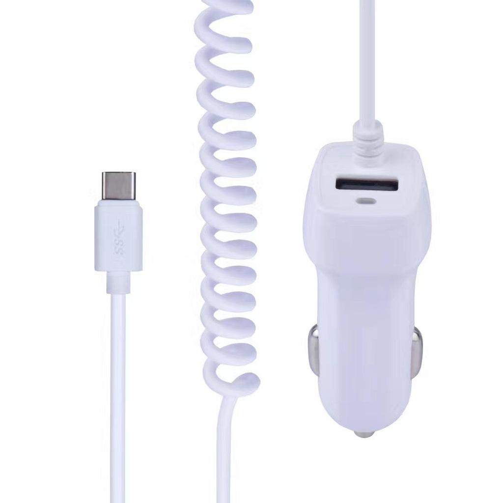 Сертифицированное Type-C автомобильное зарядное устройство 3A с кабелем Lightning для Apple 15