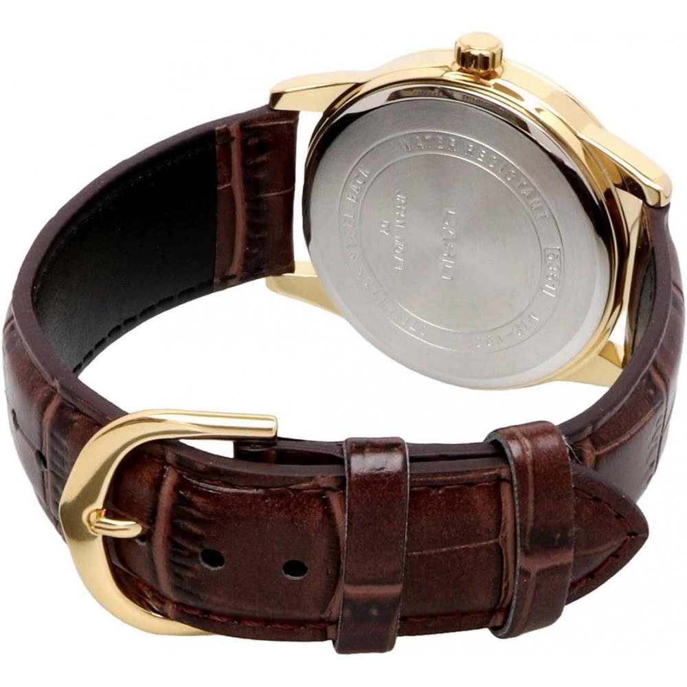 Casio Аналоговые кварцевые мужские часы Mtp V001gl 9b Золотой Кремовый Желтый