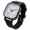 Fieldwork Women's Analog Watch with Silicone Strap, Rectangular, Burg Black, YM121-5