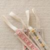 Ethnic Style Baby Cloth Pacifier Chain Embroidery Floral Nipple Holder Clips  Toddler