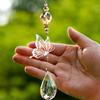 7Pcs Coloured Crystal Suncatcher Hanging Light Collection Pendant Wind Chime  Landscape