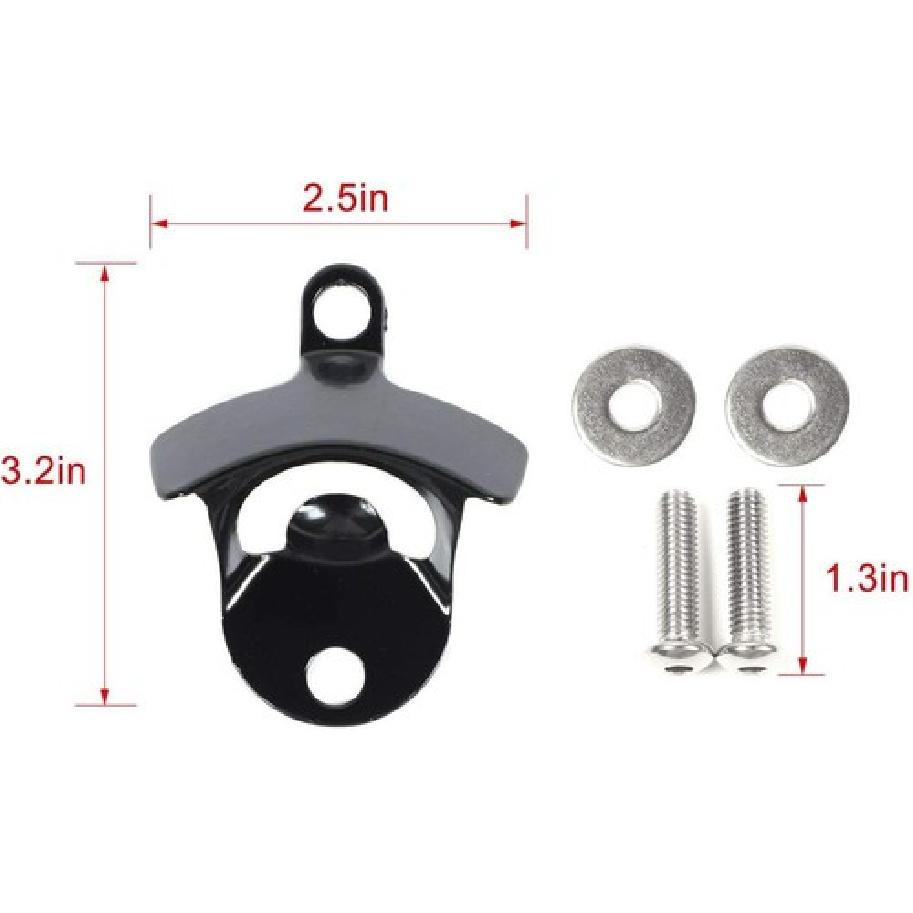 Car Body Mounted Bottle Opener For Jeep Wrangler JK 2007-2017 Black Accessories