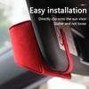 MWAY1 Suede Car Sun Visor Glasses Box Car Badge Sunglasses Clips Glasses Box For Mercedes Benz AMG W177 W176 X166 X167 C257 C218 X253