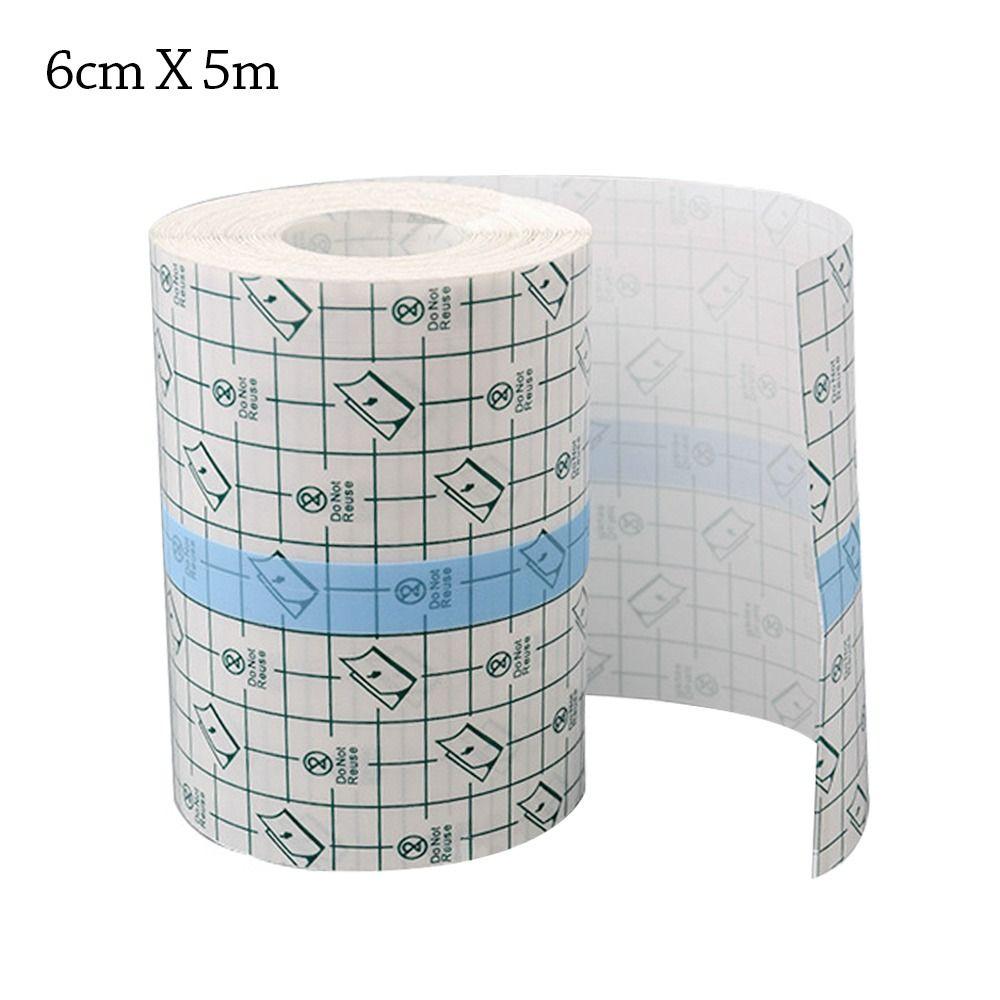 Воздухопроницаемая лента Водонепроницаемая повязка Прозрачная лента ПУ пленка Наклейка Эластичный клейкий бинт