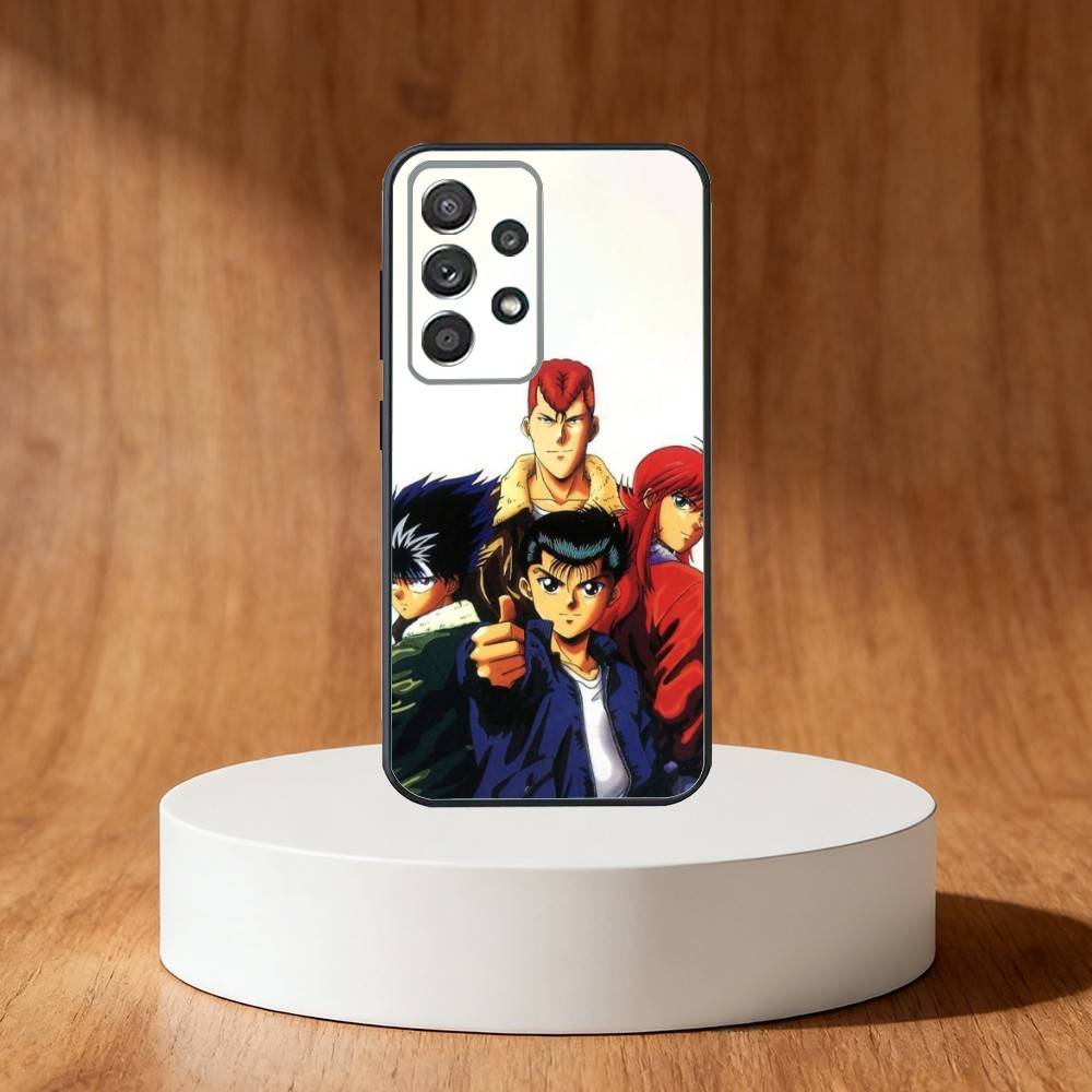 Чехол для телефона с комиксами Y-Yu H-HakushoS Для Samsung S25, S24, S21, S22, S23, S30, Ultra, S20, Plus, Fe, Note, 10, 9, 5G Черный Чехол