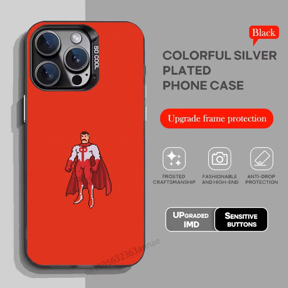I-Invincible Забавный чехол для телефона для iPhone 17 11 12 Pro Max Plus Mini Air SE 16e 14 15 16 13 Мягкий корпус